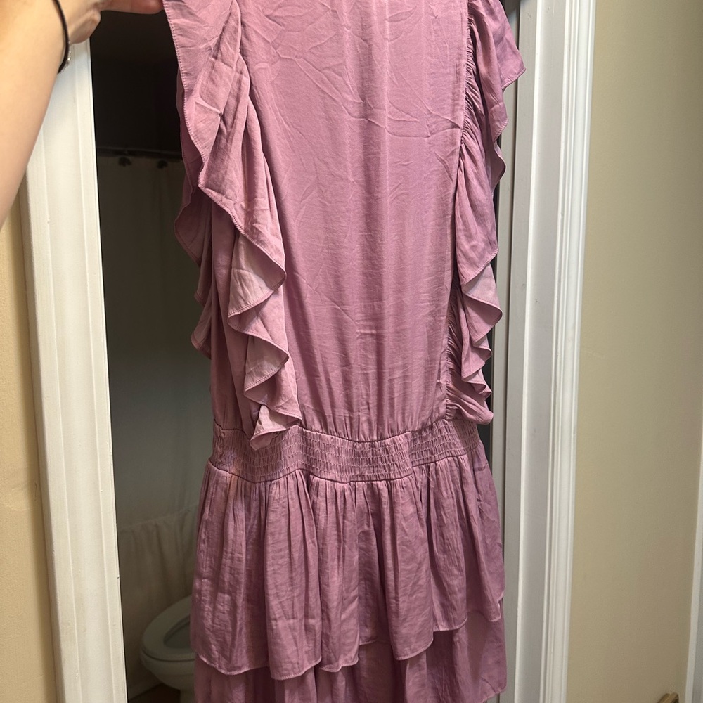 Lavender Ruffle Dress - Picture 2 of 2
